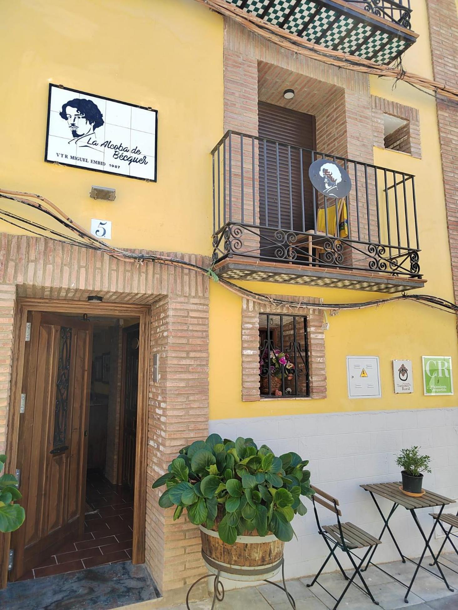 La Alcoba De Becquer Guest House Vera de Moncayo Eksteriør bilde